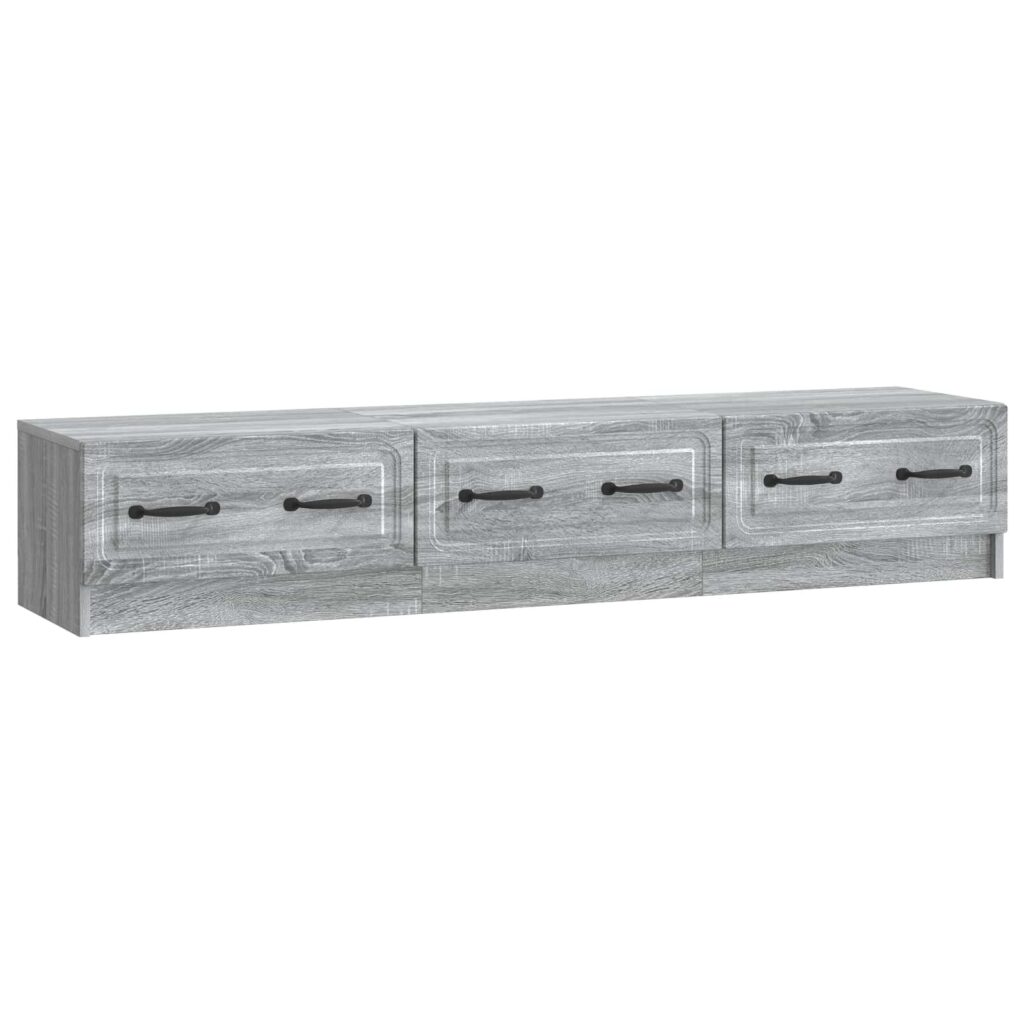 TV-kaappi Harmaa sonoma 147 x 34,5 x 27 cm Tekninen puu