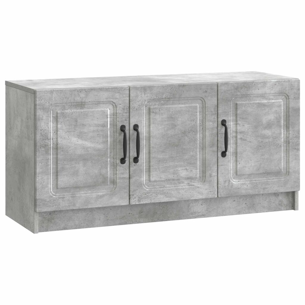 TV-kaappi Betoninharmaa 99 x 34,5 x 47 cm Tekninen puu