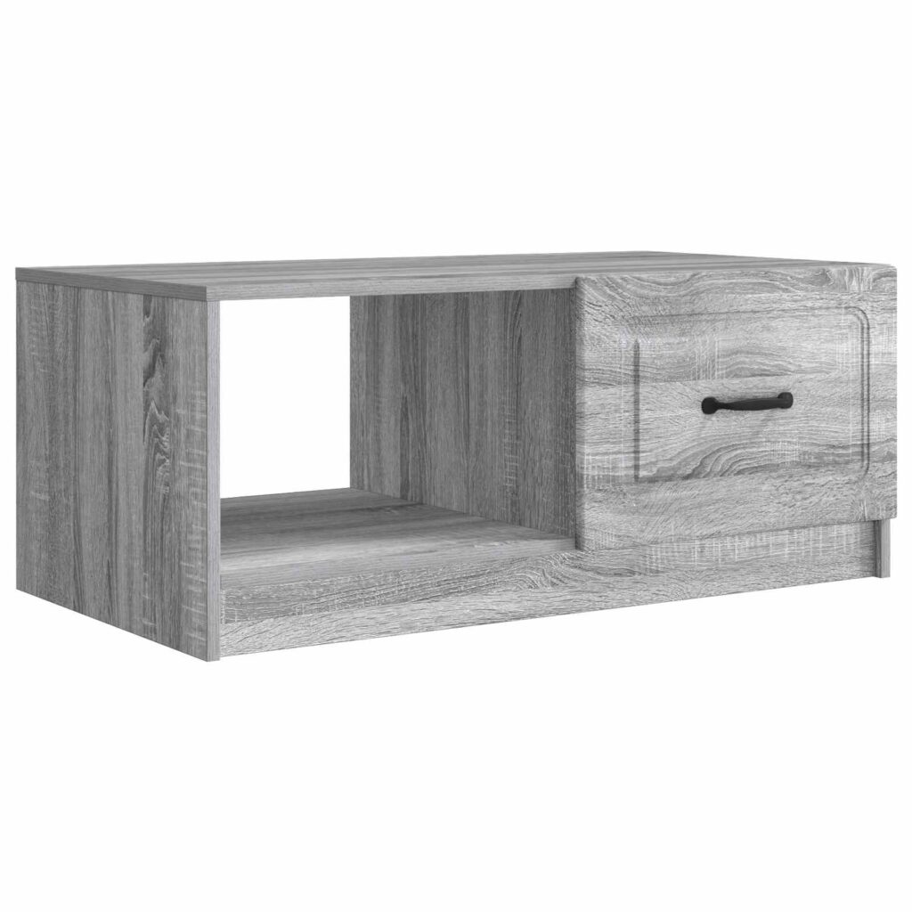 Sohvapöytä Harmaa sonoma 90 x 50 x 37 cm Tekninen puu