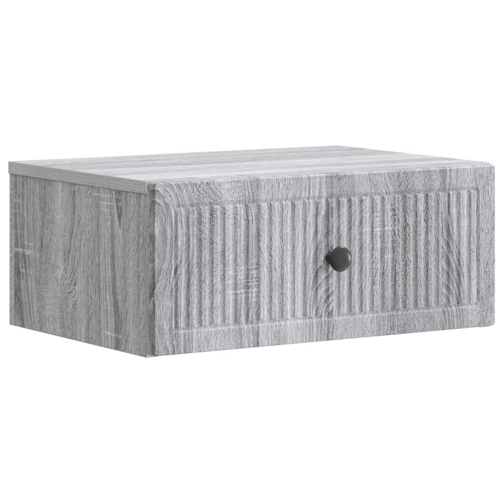 Yöpöytäkaappi Harmaa sonoma 49 x 34,5 x 20 cm Tekninen puu