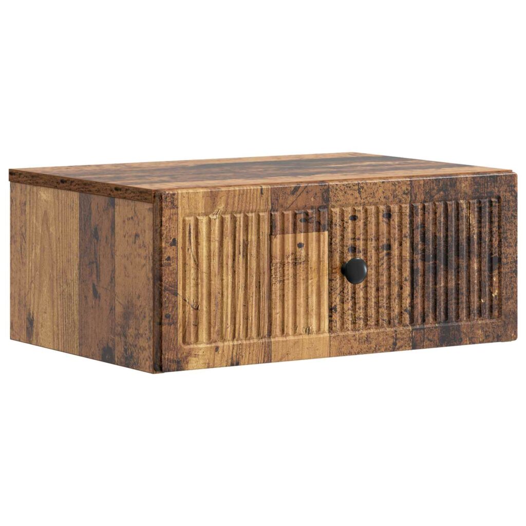 Yöpöytäkaappi Vanha puu 49 x 34,5 x 20 cm Tekninen puu