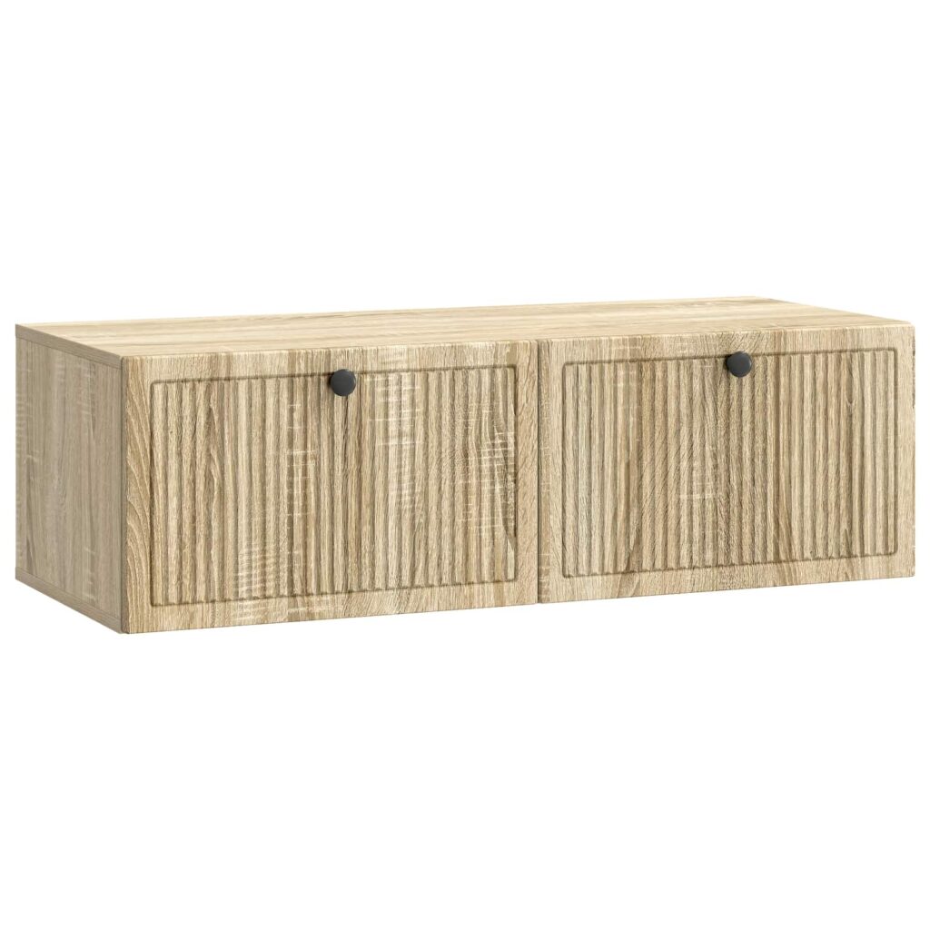 Seinälle asennettava TV-kaappi Sonoma-tammi 98 x 41 x 30 cm