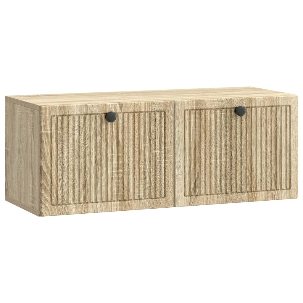 Seinälle asennettava TV-kaappi Sonoma-tammi 78,5 x 31 x 30 cm