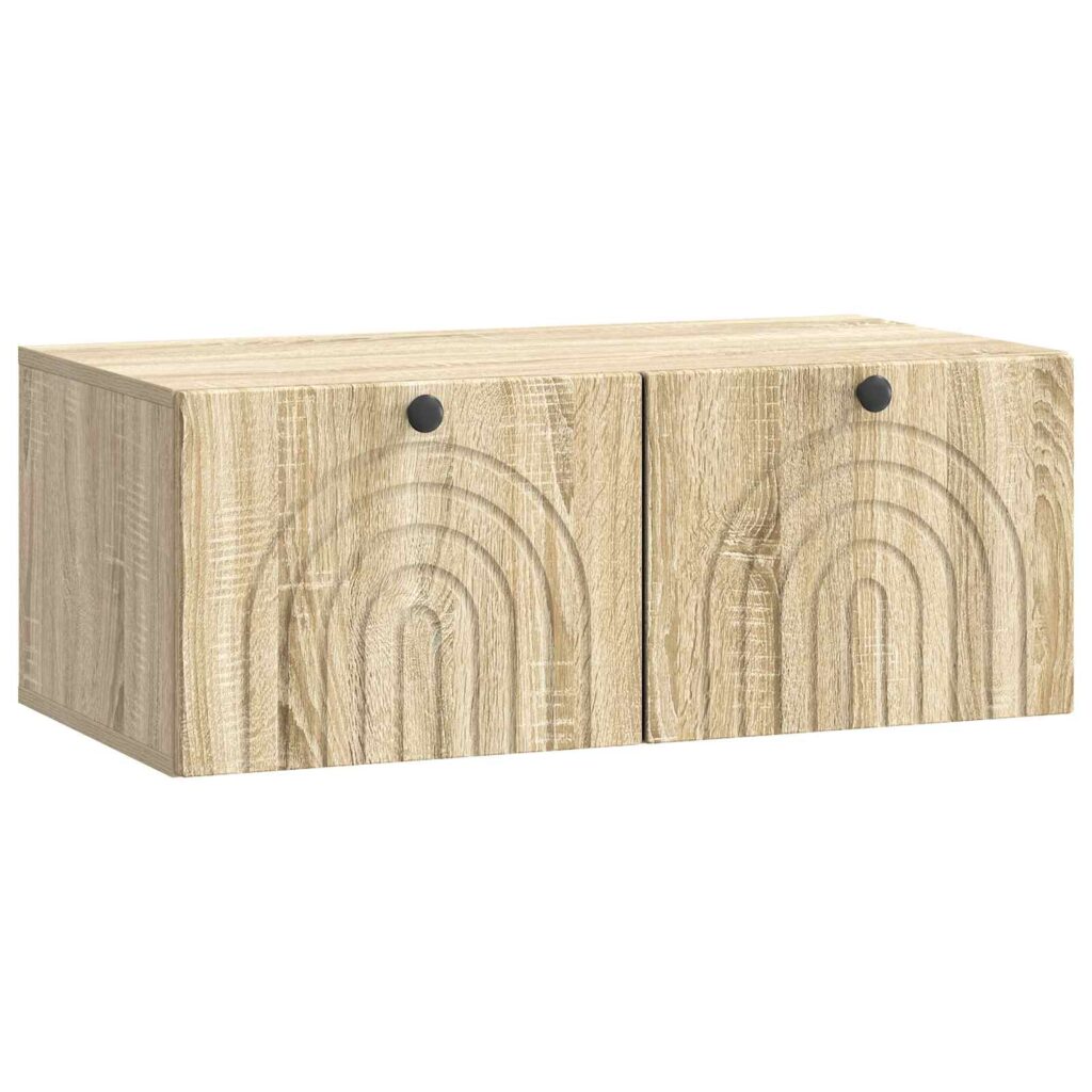 Seinälle asennettava TV-kaappi Sonoma-tammi 78,5 x 41 x 30 cm