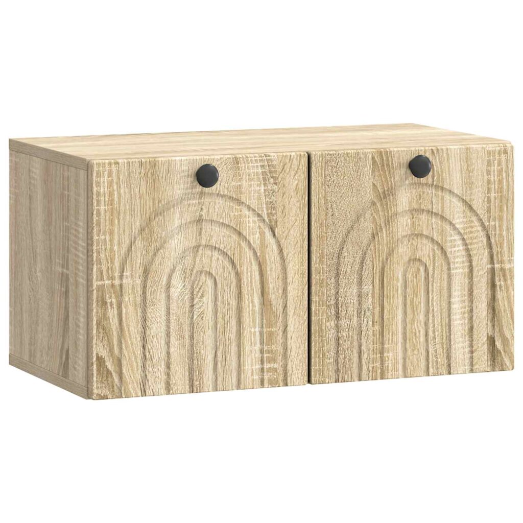 Seinälle asennettava TV-kaappi Sonoma-tammi 59,5 x 31 x 30 cm