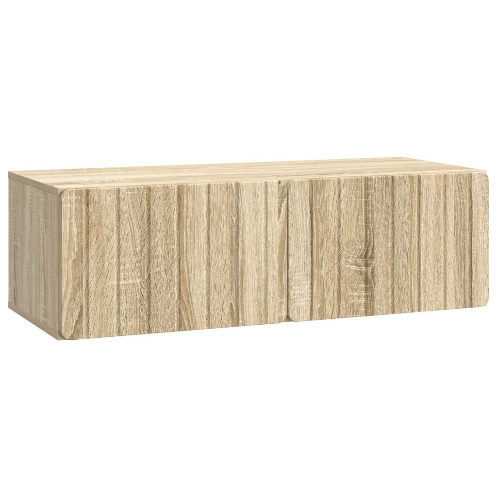 Seinälle asennettava TV-kaappi Sonoma-tammi 98 x 41 x 30 cm