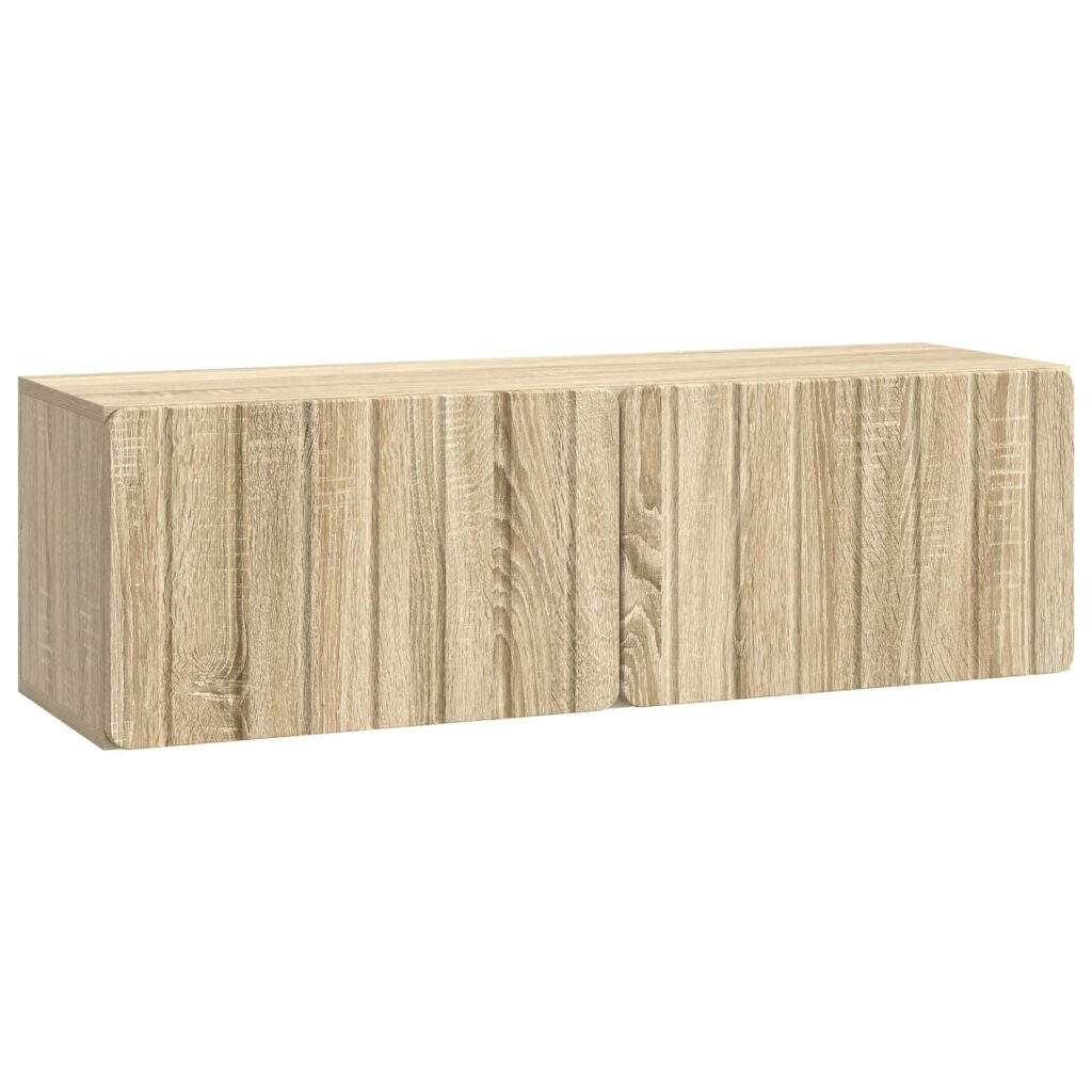 Seinälle asennettava TV-kaappi Sonoma-tammi 98 x 31 x 30 cm