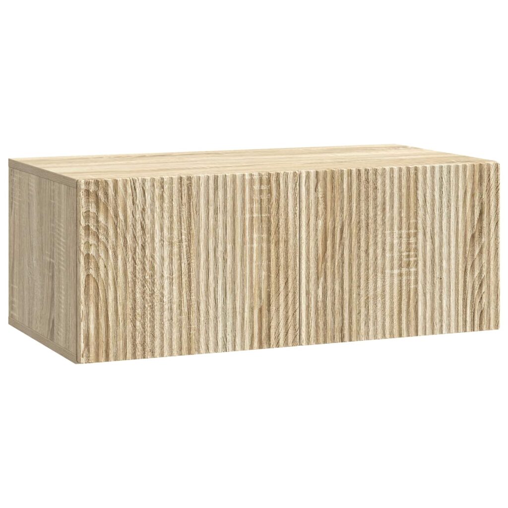 Seinälle asennettava TV-kaappi Sonoma-tammi 78,5 x 41 x 30 cm