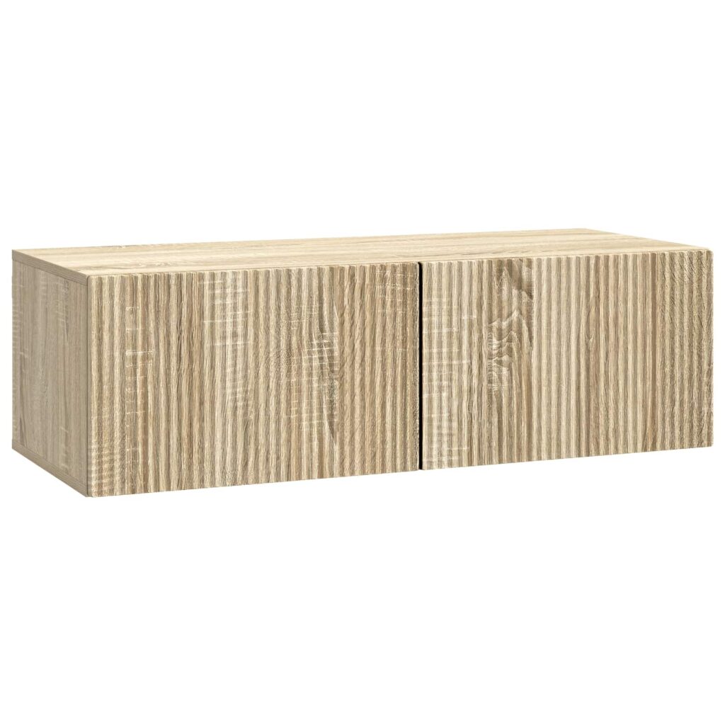 Seinälle asennettava TV-kaappi Sonoma-tammi 98 x 41 x 30 cm