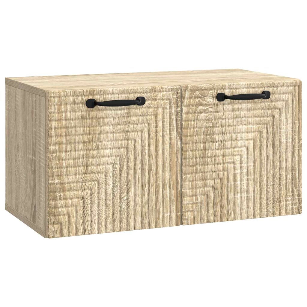 Seinälle asennettava TV-kaappi Sonoma-tammi 59,5 x 31 x 30 cm