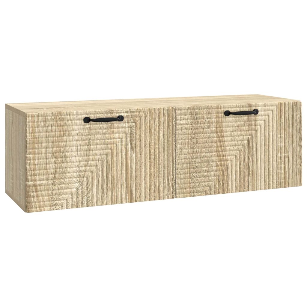 Seinälle asennettava TV-kaappi Sonoma-tammi 98 x 31 x 30 cm