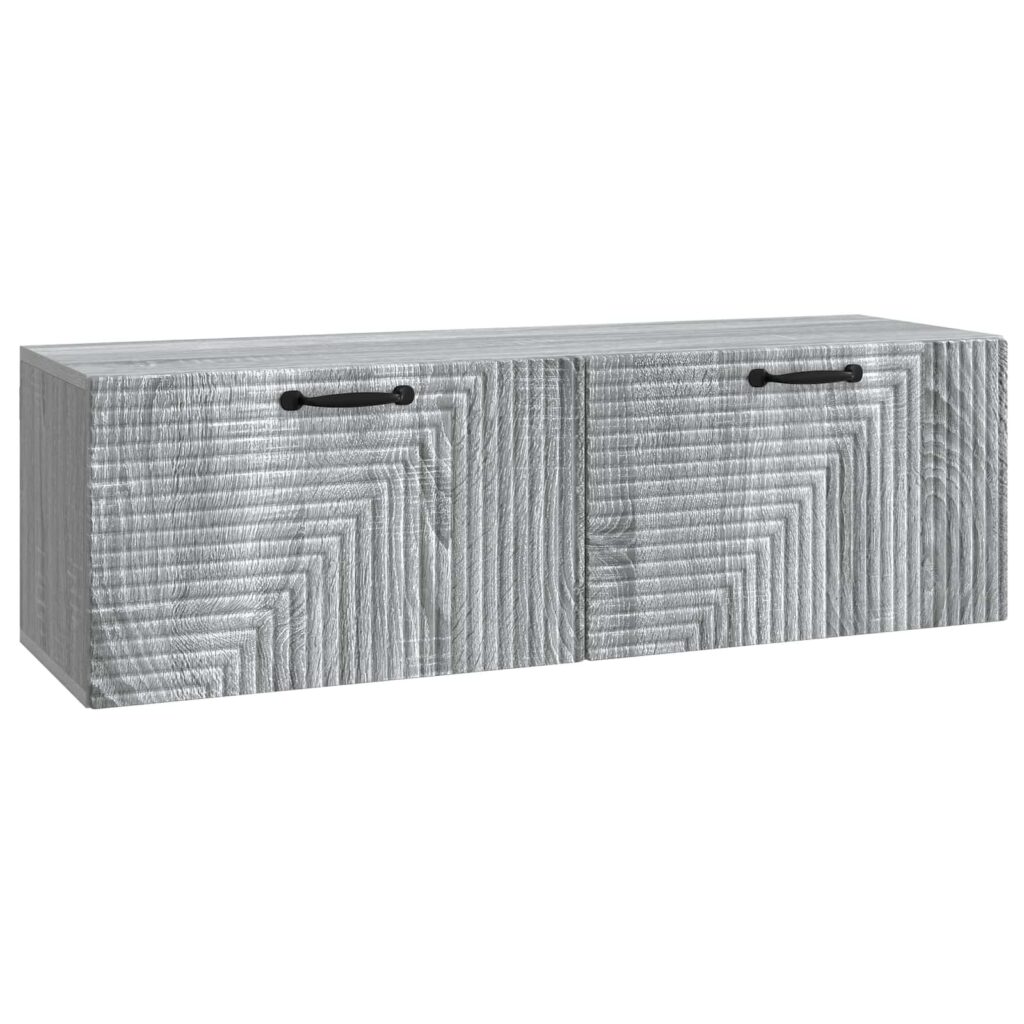 Seinälle asennettava TV-kaappi Harmaa sonoma 98 x 31 x 30 cm