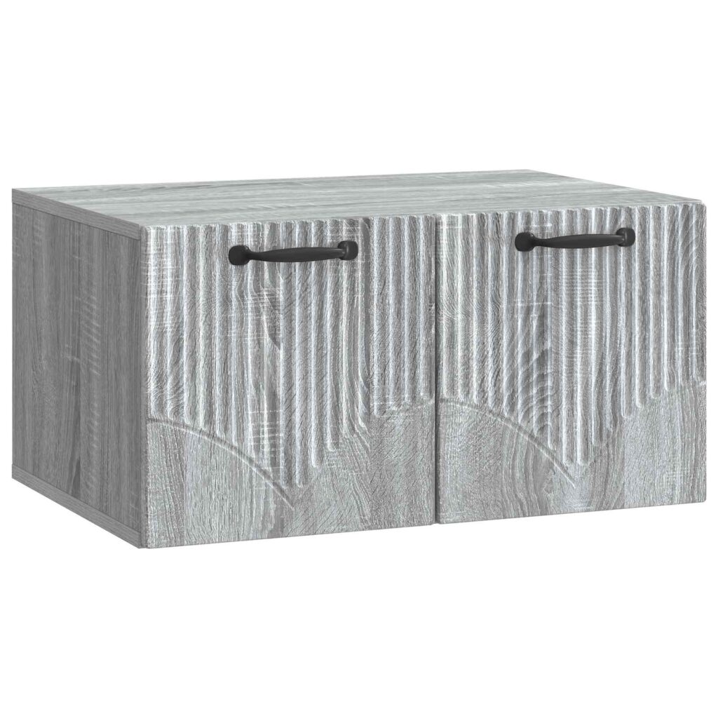 Seinälle asennettava TV-kaappi Harmaa sonoma 59,5 x 41 x 30 cm