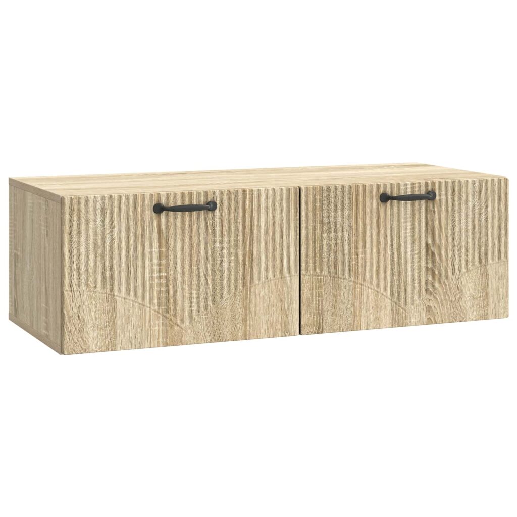 Seinälle asennettava TV-kaappi Sonoma-tammi 98 x 41 x 30 cm