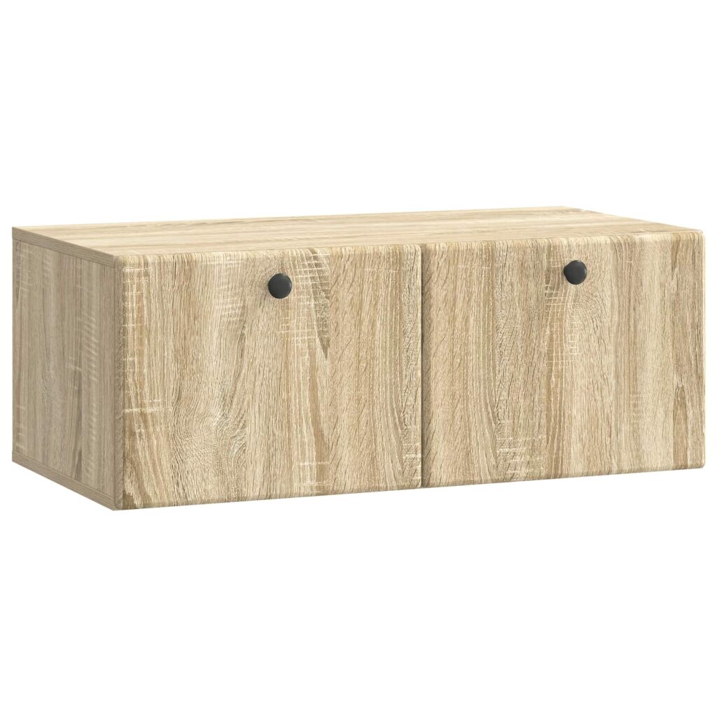 Seinälle asennettava TV-kaappi Sonoma-tammi 78,5 x 41 x 30 cm