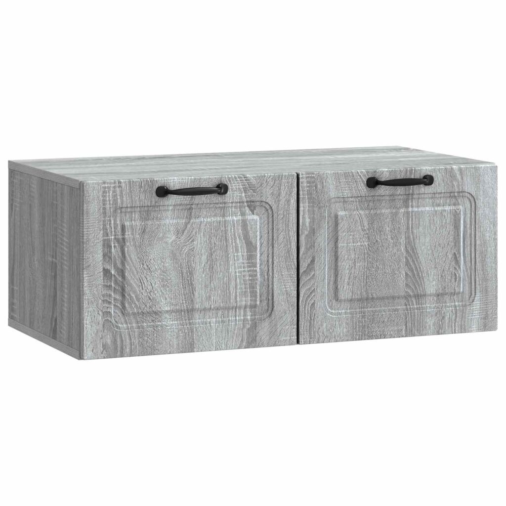 Seinälle asennettava TV-kaappi Harmaa sonoma 78,5 x 41 x 30 cm