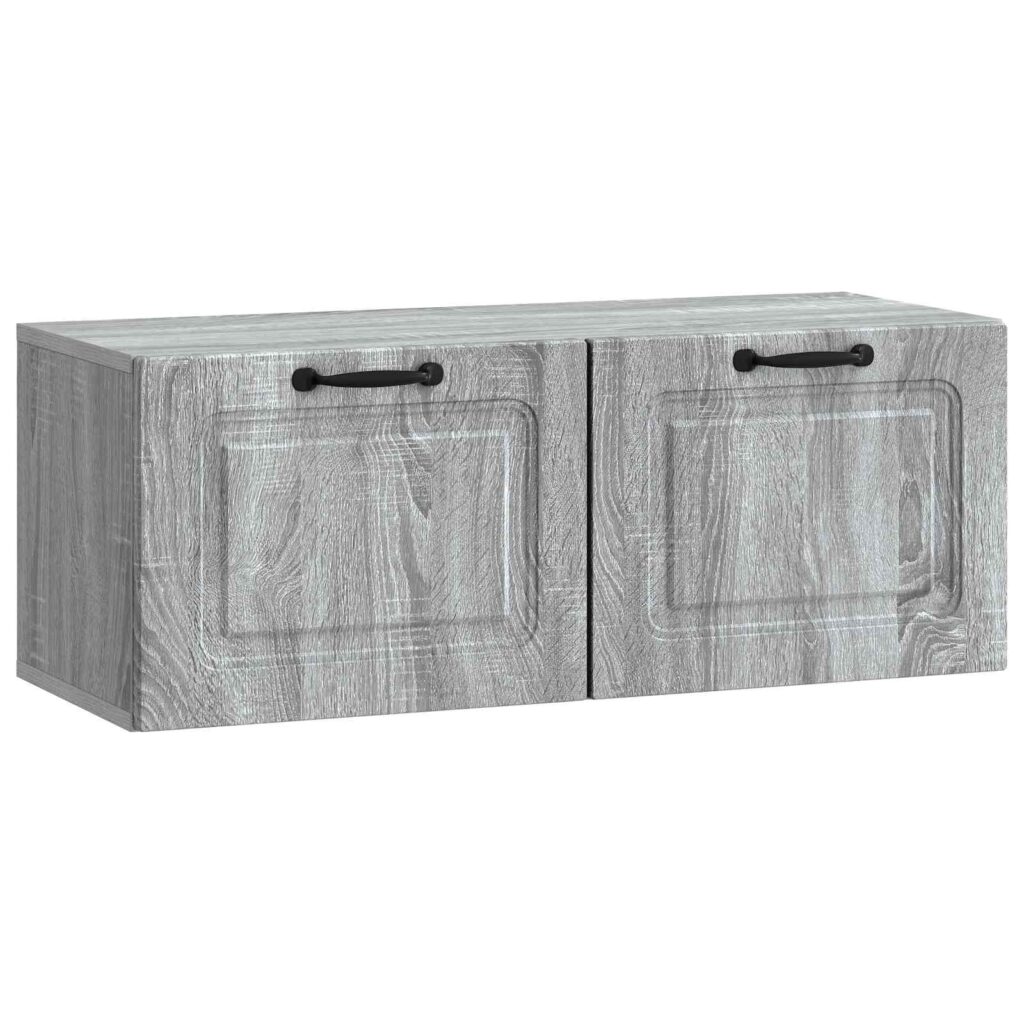 Seinälle asennettava TV-kaappi Harmaa sonoma 78,5 x 31 x 30 cm