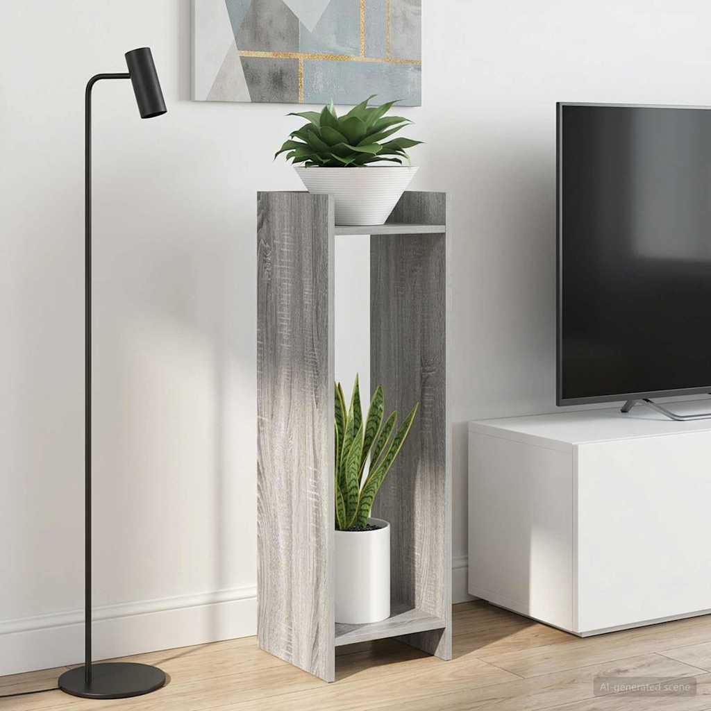Kasviteline 2 pcs Harmaa Sonoma 30 x 30 x 100 cm Käsitelty puu