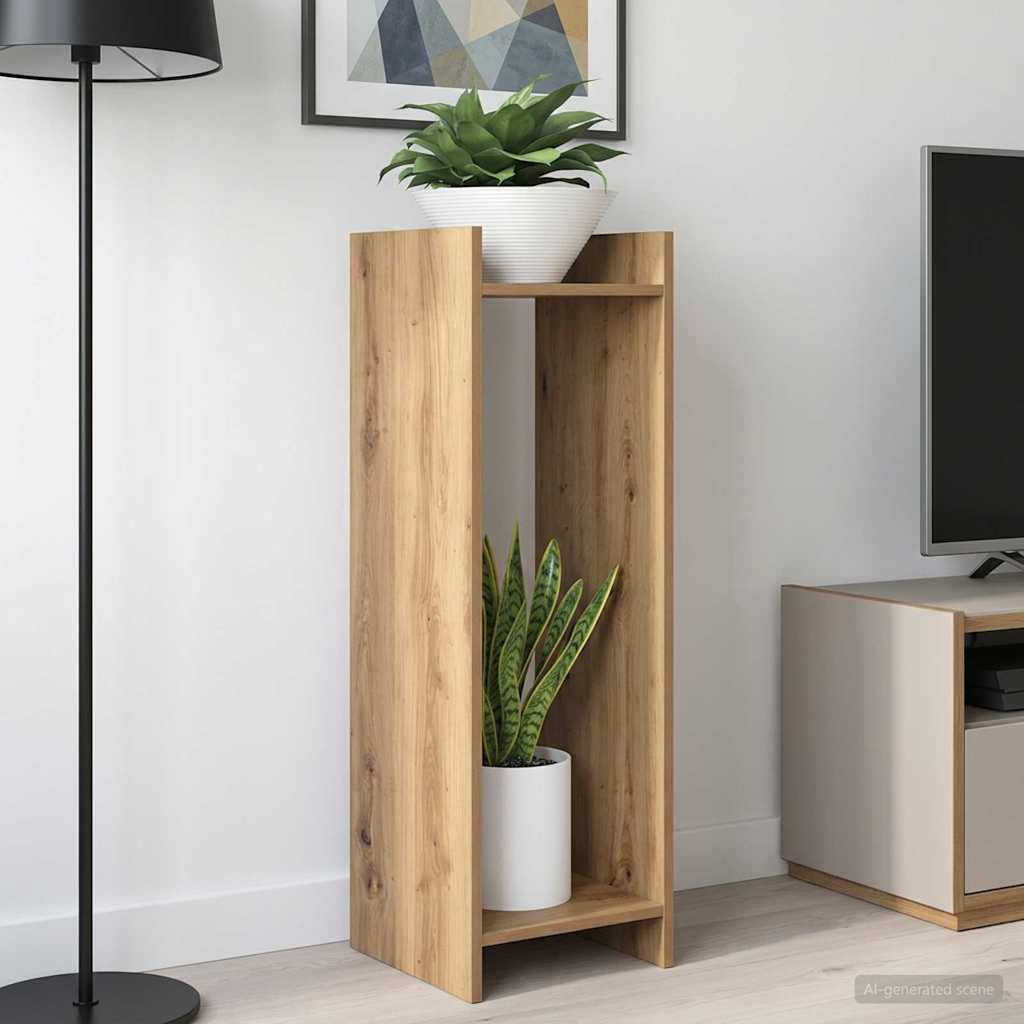 Kasviteline Artisan Tammi 30 x 30 x 100 cm Käsitelty puu