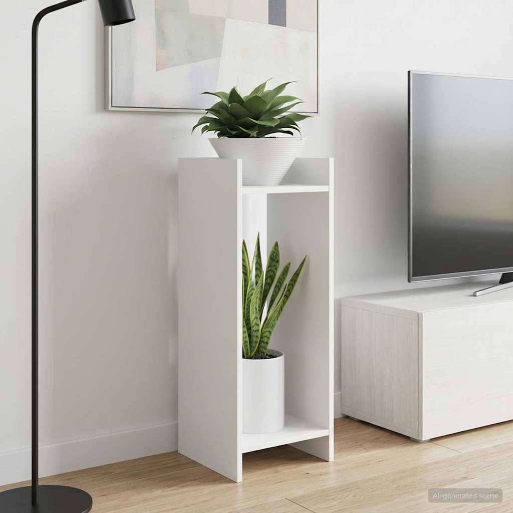 Kasviteline 2 pcs Valkoinen 30 x 30 x 80 cm Käsitelty puu