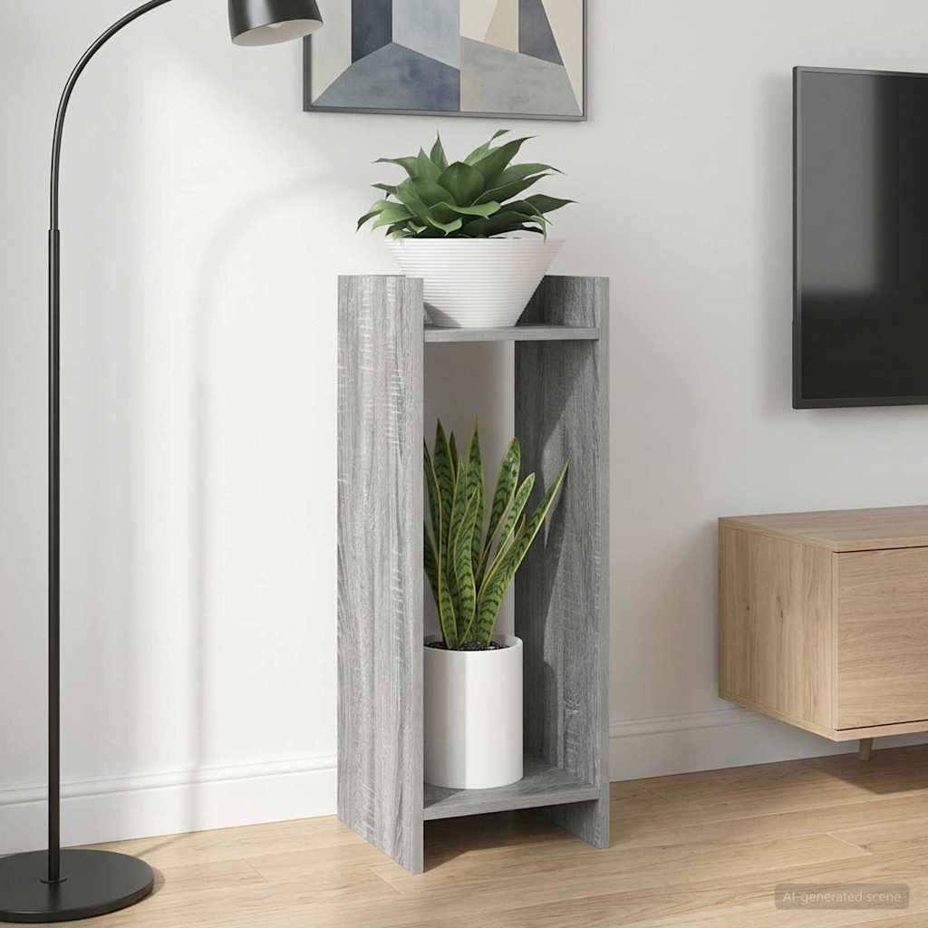 Kasviteline 2 pcs Harmaa Sonoma 30 x 30 x 80 cm Käsitelty puu