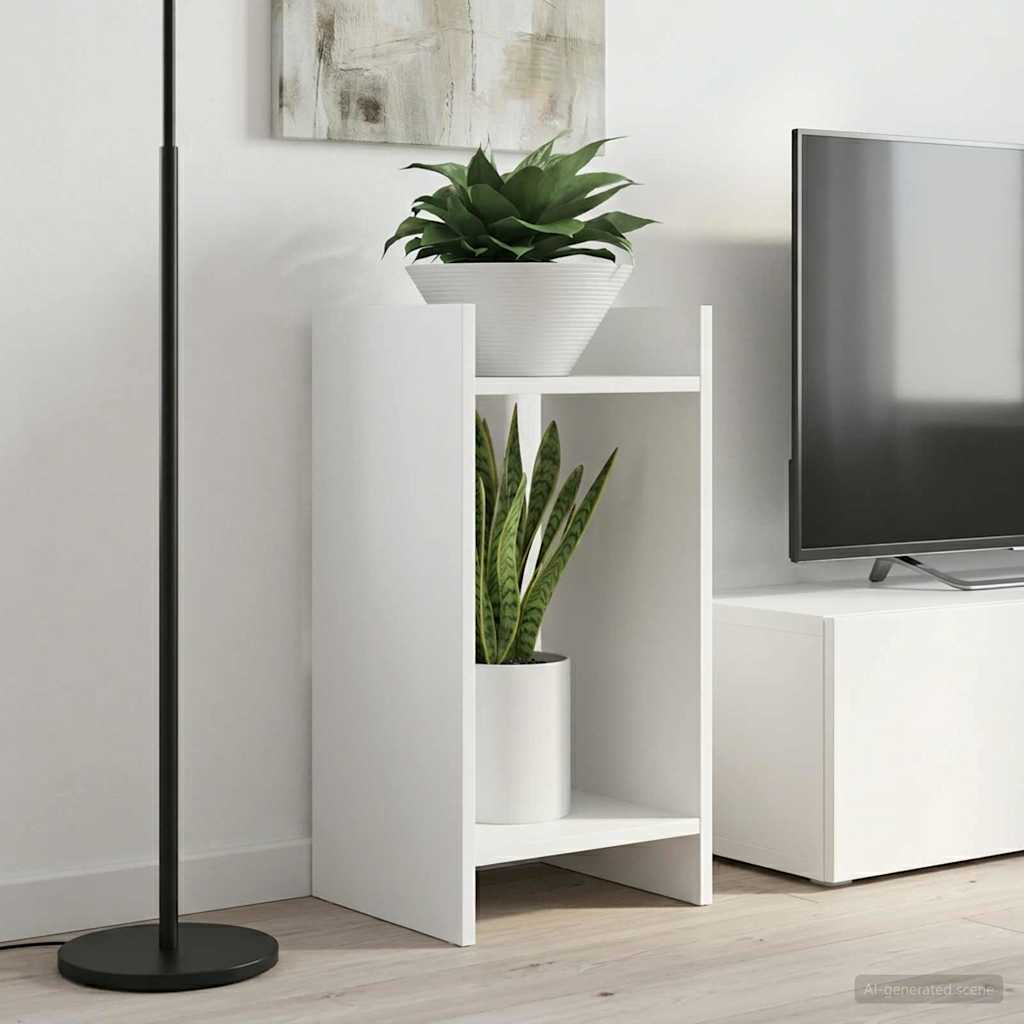 Kasviteline 2 pcs Valkoinen 30 x 30 x 60 cm Käsitelty puu