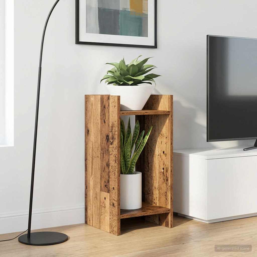 Kasviteline 2 pcs Vanha puu 30 x 30 x 60 cm Käsitelty puu