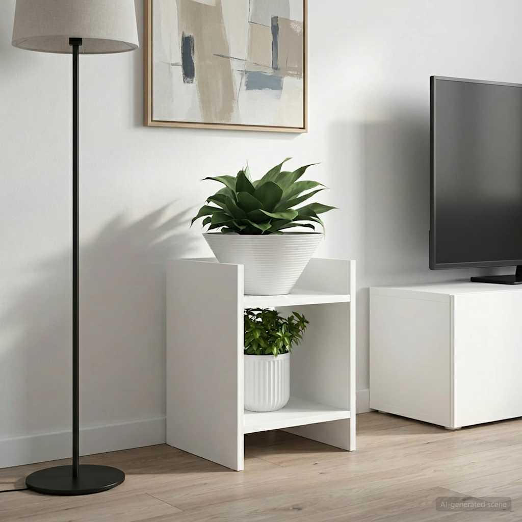Kasviteline 2 pcs Valkoinen 30 x 30 x 40 cm Käsitelty puu