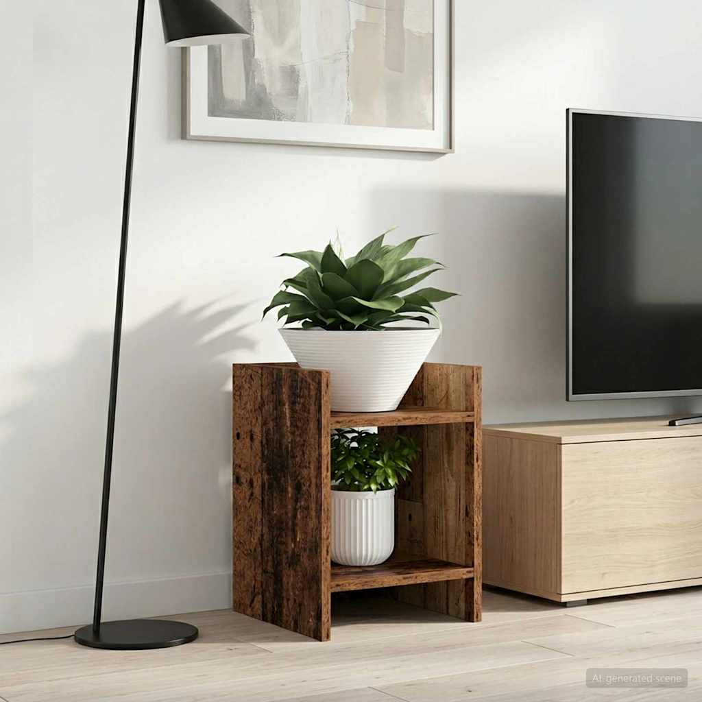 Kasviteline 2 pcs Vanha puu 30 x 30 x 40 cm Käsitelty puu