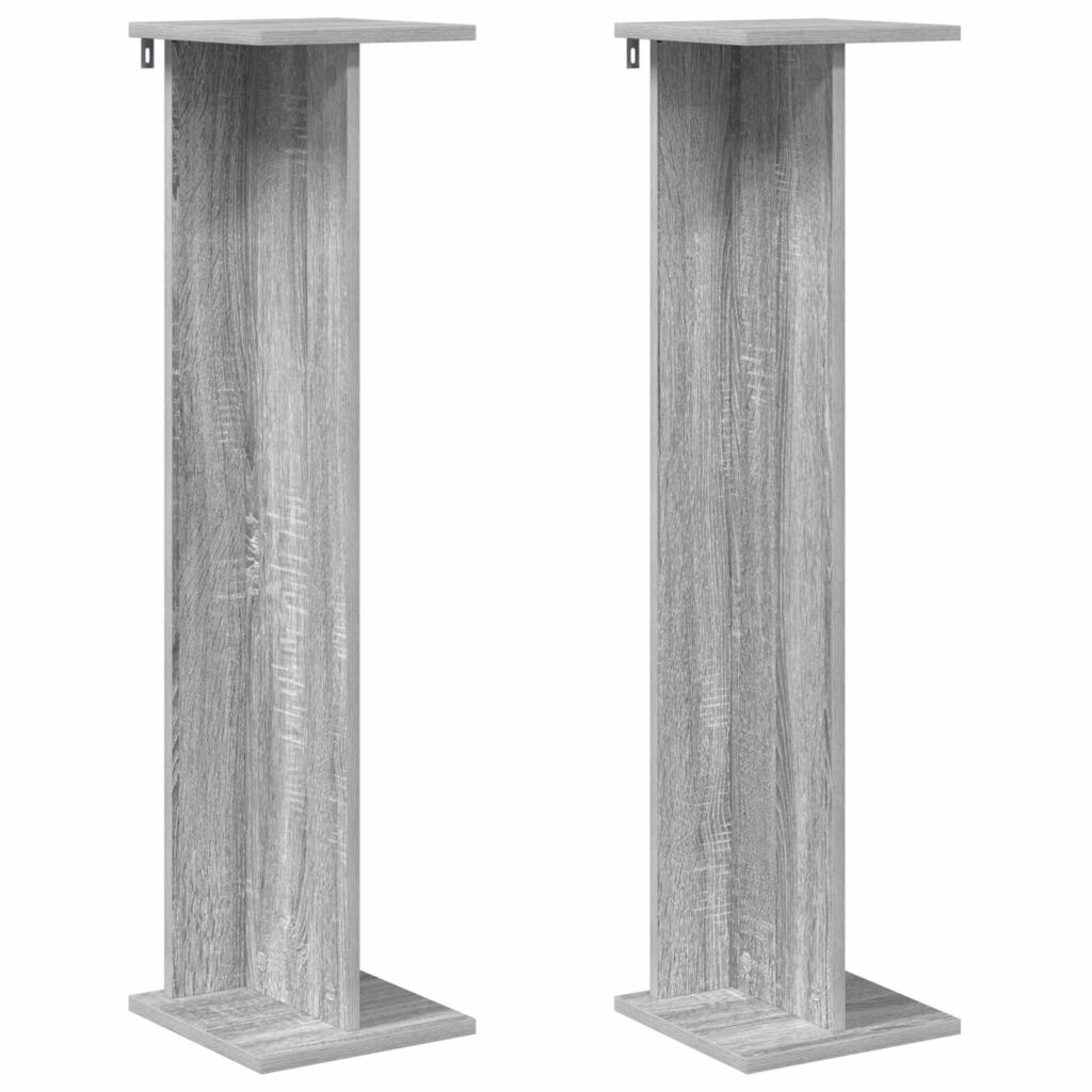 Kasviteline 2 pcs Harmaa Sonoma 25 x 25,5 x 100,5 cm
