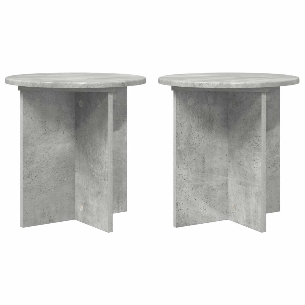 Kasviteline 2 pcs Betoninharmaa 40 x 40 x 40 cm Tekninen puu