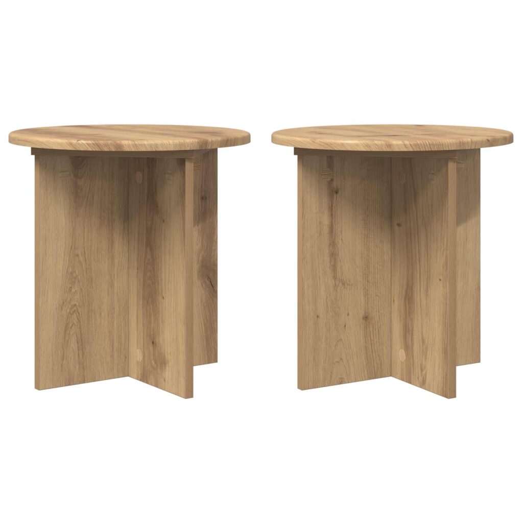 Kasviteline 2 pcs Artisaanitammi 40 x 40 x 40 cm Tekninen puu