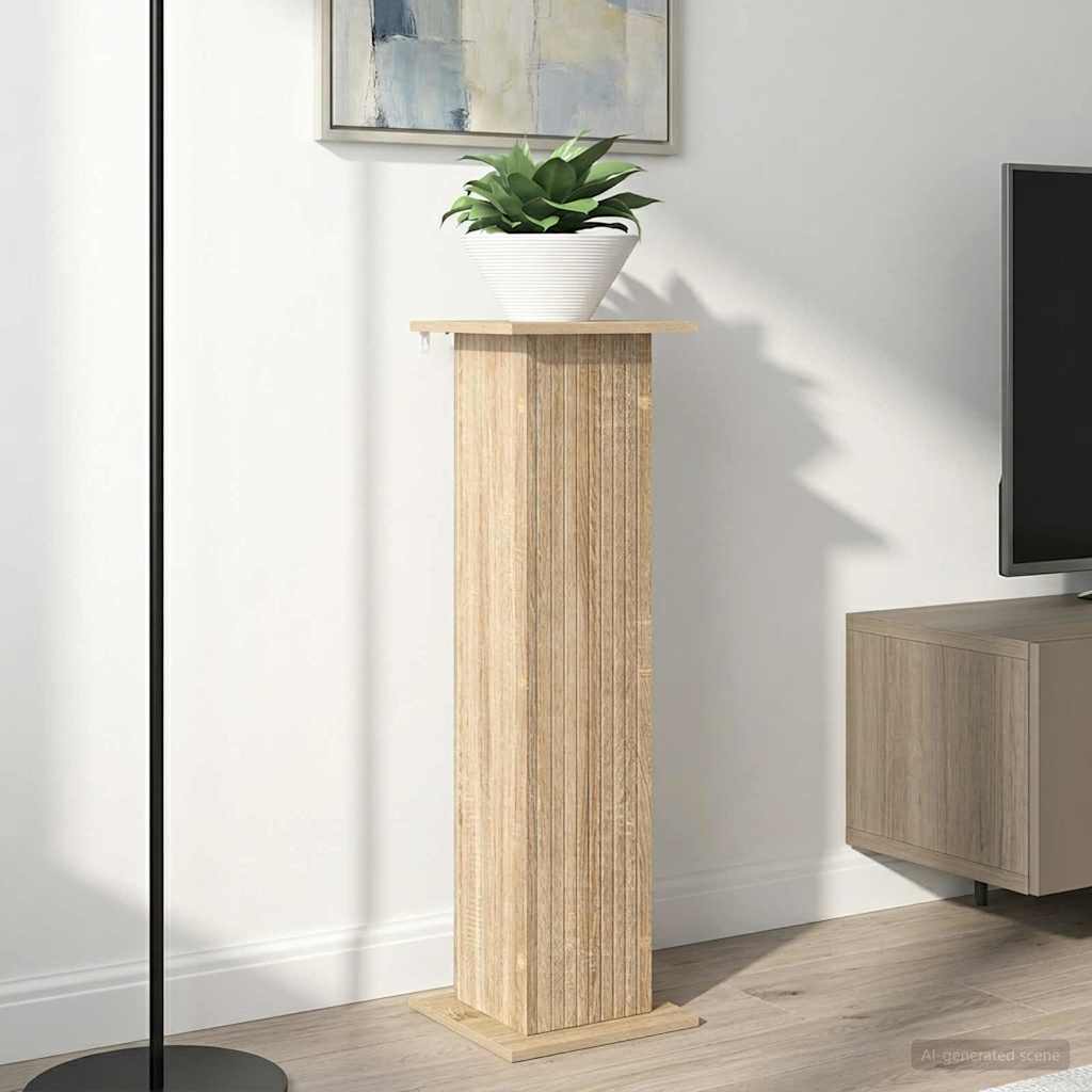Kasviteline 2 pcs Sonoma-tammi 30,5 x 30 x 100,5 cm