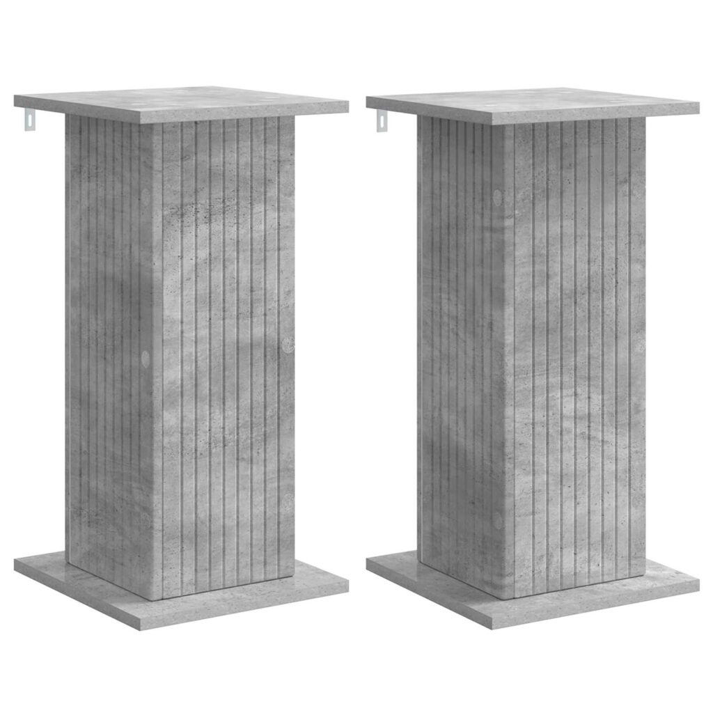Kasviteline 2 pcs Betoninharmaa 30,5 x 30 x 60,5 cm