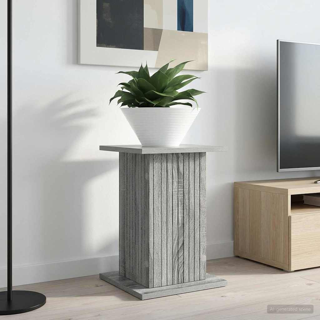 Kasviteline 2 pcs Harmaa sonoma 30,5 x 30 x 43 cm Tekninen puu