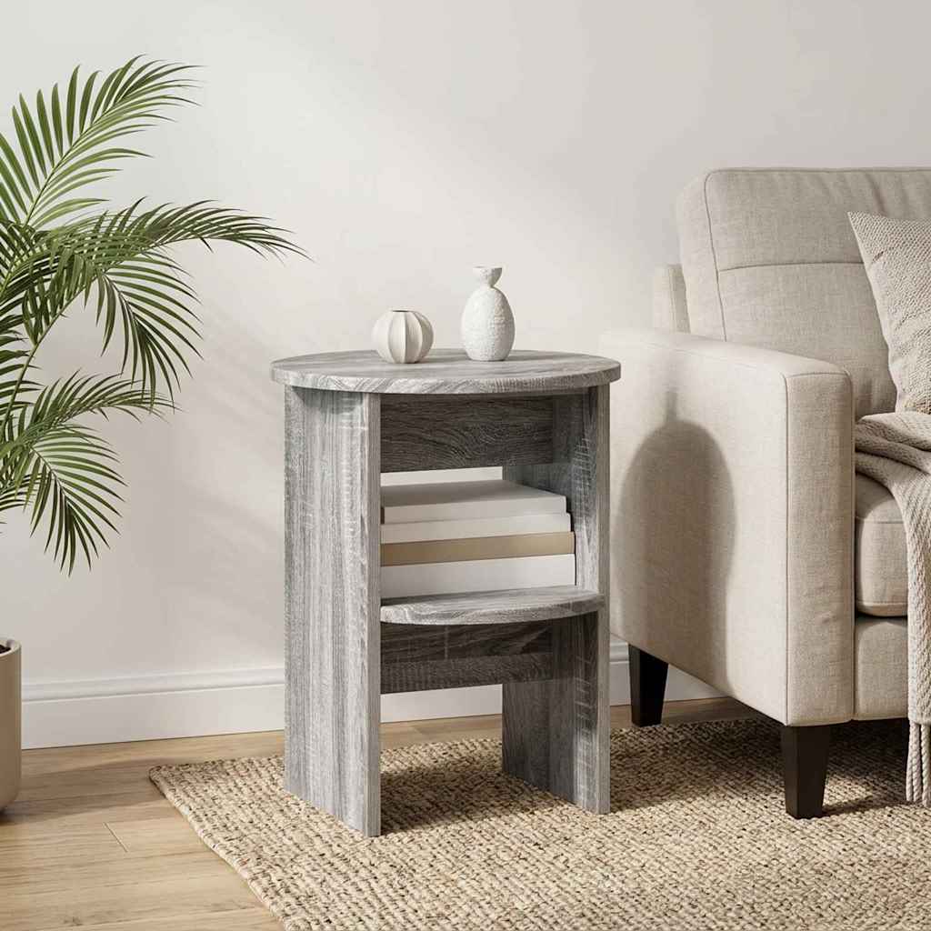 Sivukaappi Harmaa Sonoma Ø40 x 50 cm Käsitelty puu