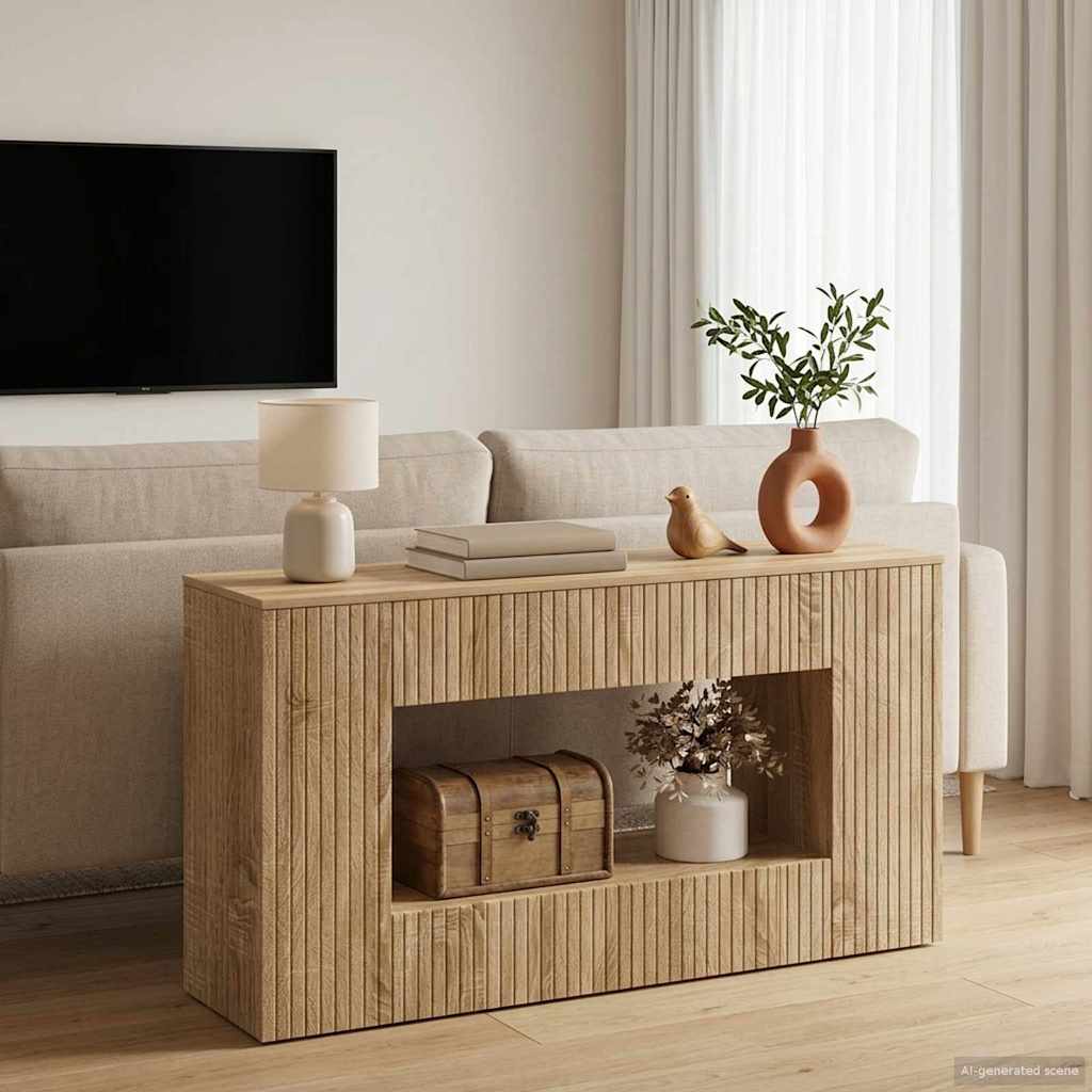 Konsolipöytä Sonoman tammi 101 x 29 x 74 cm Käsitelty puu