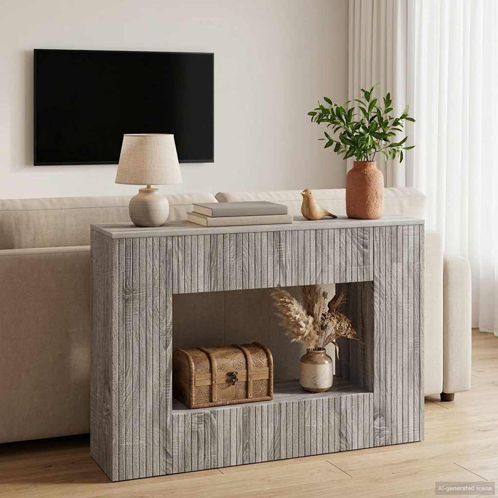 Konsolipöytä Harmaa Sonoma 101 x 29 x 74 cm Käsitelty puu