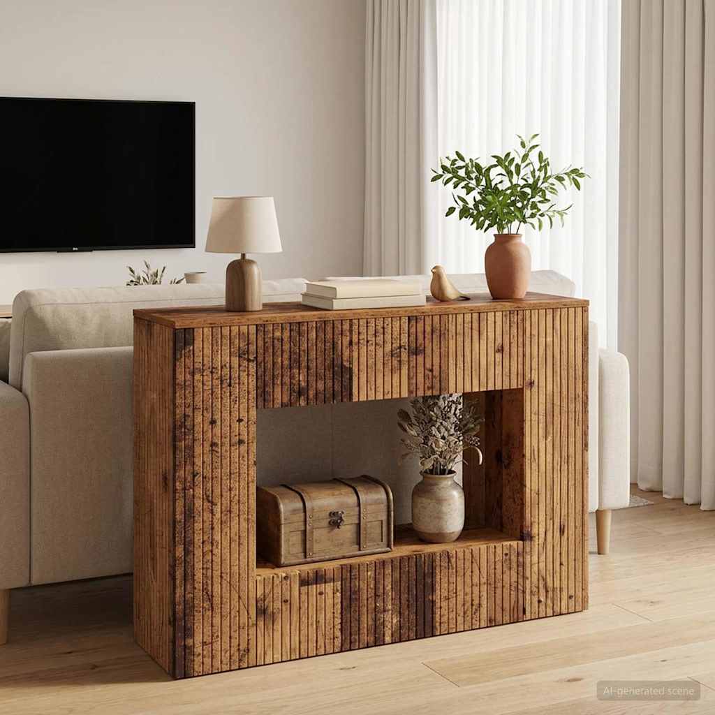 Konsolipöytä Vanha puu 101 x 29 x 74 cm Käsitelty puu