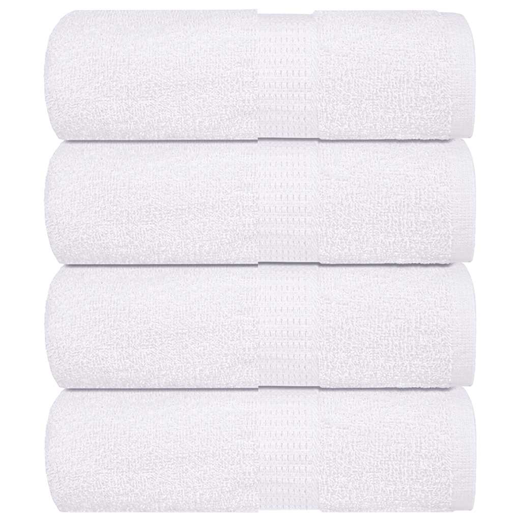 Pesupyyhkeet SAMPAKKO 4 kpl valkoinen 30x30 cm 360 gsm