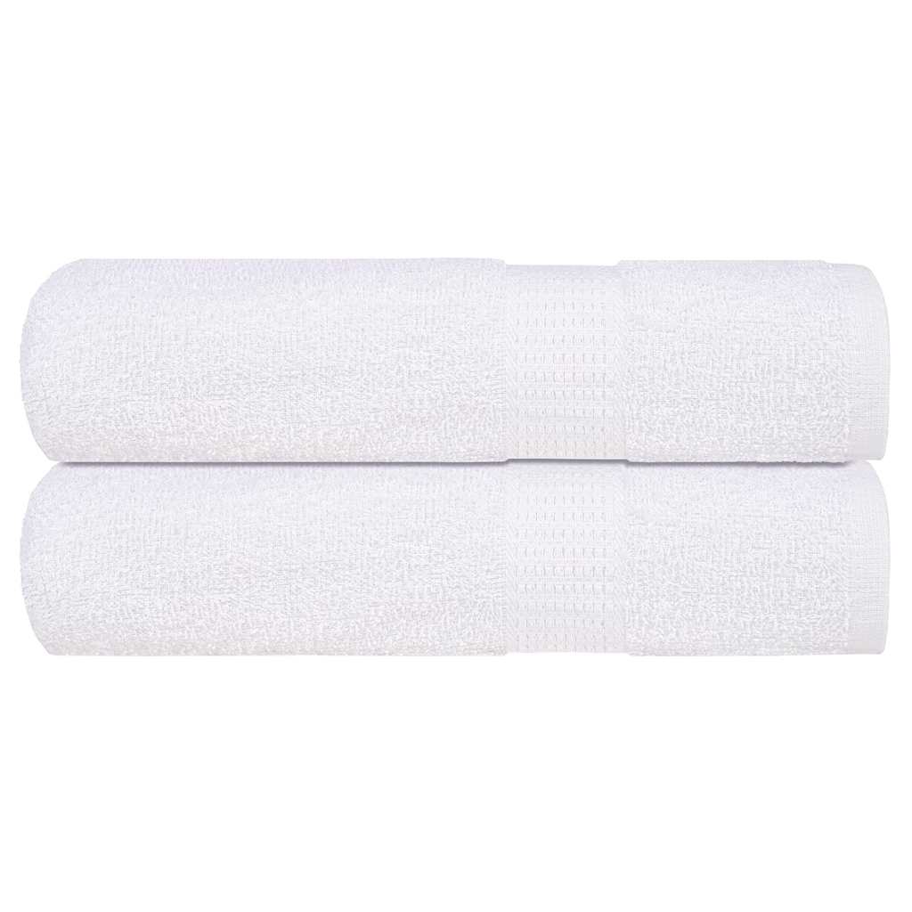 Suihkupyyhkeet SAMPAKKO 2 kpl Valkoinen 70x140 cm 360 gsm