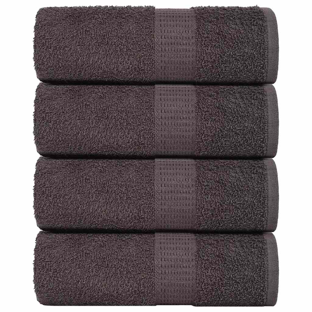Vieraspyyhkeet SAMMAKO 4 kpl antrasiitti 30x50 cm 360 gsm