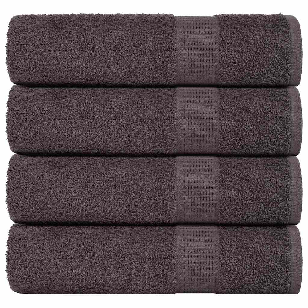Käsipyyhkeet SAMPAKKO 4 kpl antrasiitti 50x100 cm 360 gsm