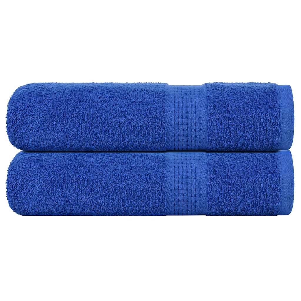 Käsipyyhkeet SAMPAKKO 2 kpl sininen 50x100 cm 360 gsm