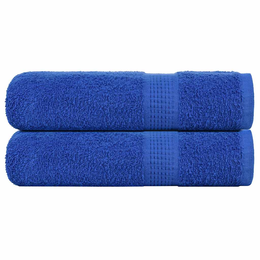 Suihkupyyhkeet SAMPAKKO 2 kpl sininen 70x140 cm 360 gsm