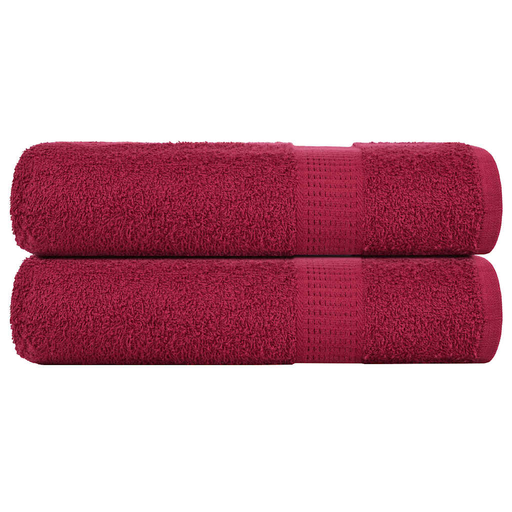 suihkupyyhkeet FROGN 2 kpl Bordeaux 70x140 cm 360 gsm