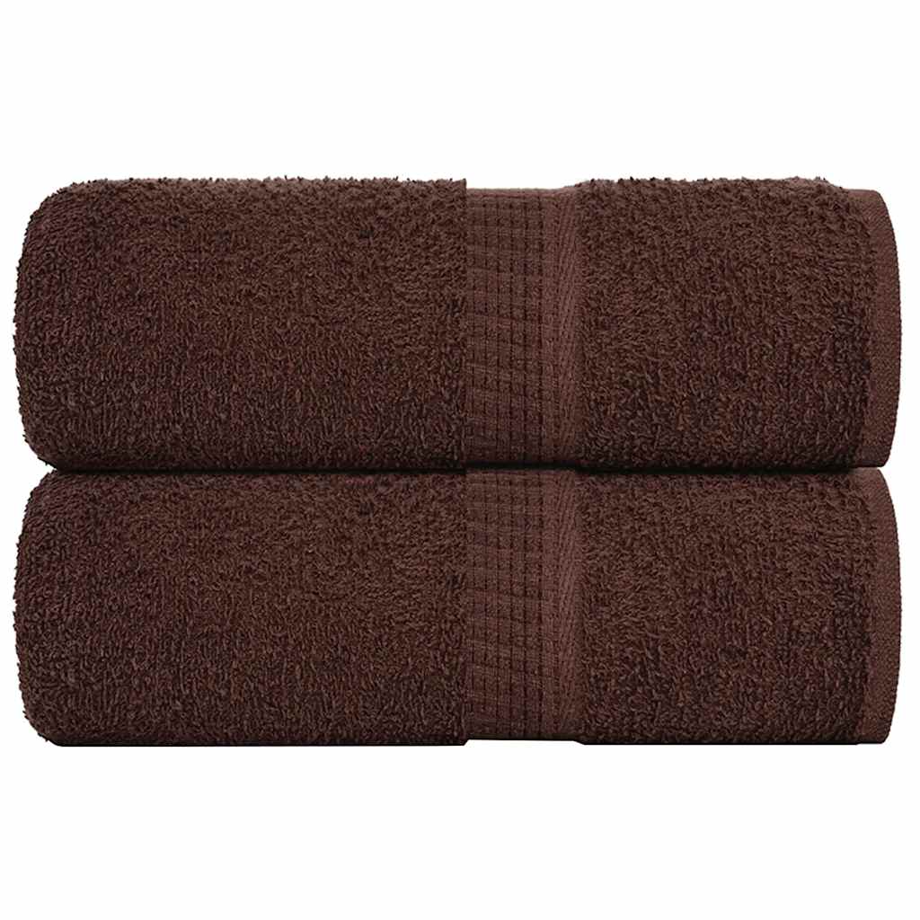 Vieraspyyhkeet SAMMAKO 2 kpl Ruskea 30x50 cm 360 gsm