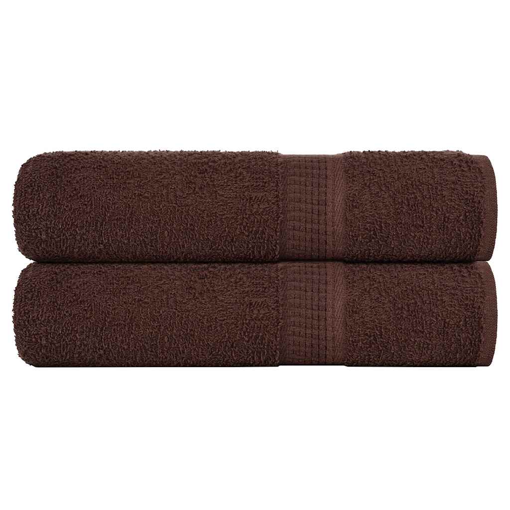 Suihkupyyhkeet SAMMAKO 2 kpl Ruskea 70x140 cm 360 gsm