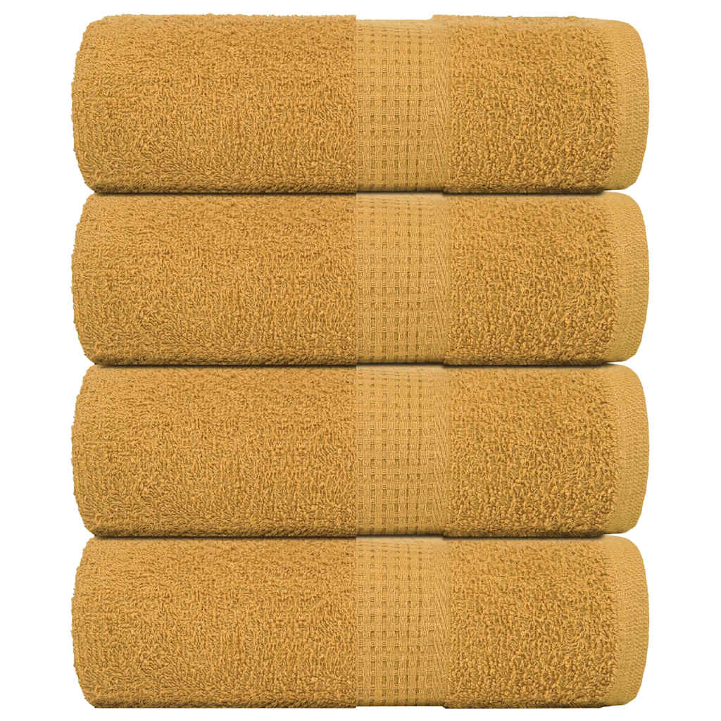 Pesupyyhkeet SAMMAKO 4 kpl kulta 30x30 cm 360 gsm
