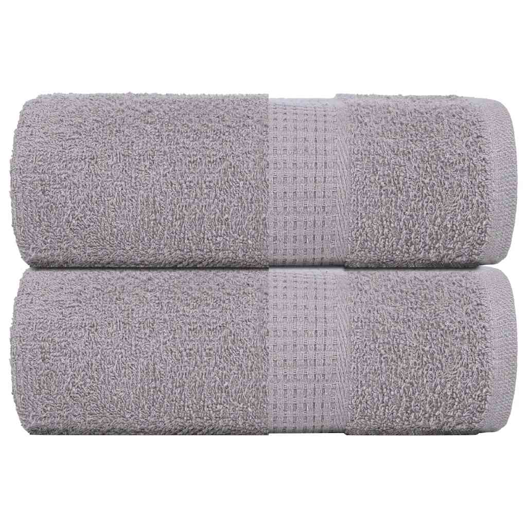 Pesupyyhkeet SAMPAKKO 2 kpl harmaa 30x30 cm 360 gsm